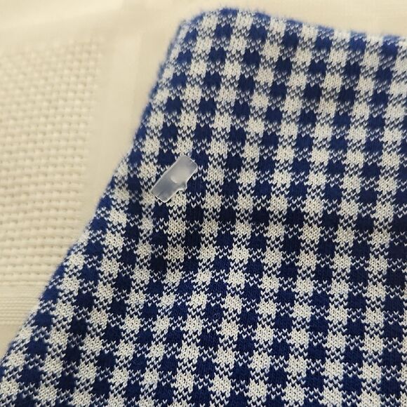 Topshop Blue and White Asymmetrical Mini Skirt - Picture 11 of 16